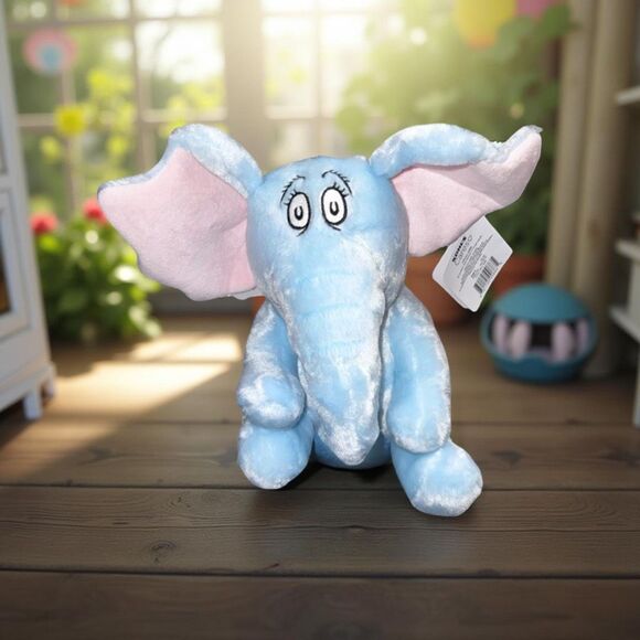 NWT Kohl's Cares Dr. Seuss Horton Plush Stuffed Elephant Animal - Picture 1 of 4